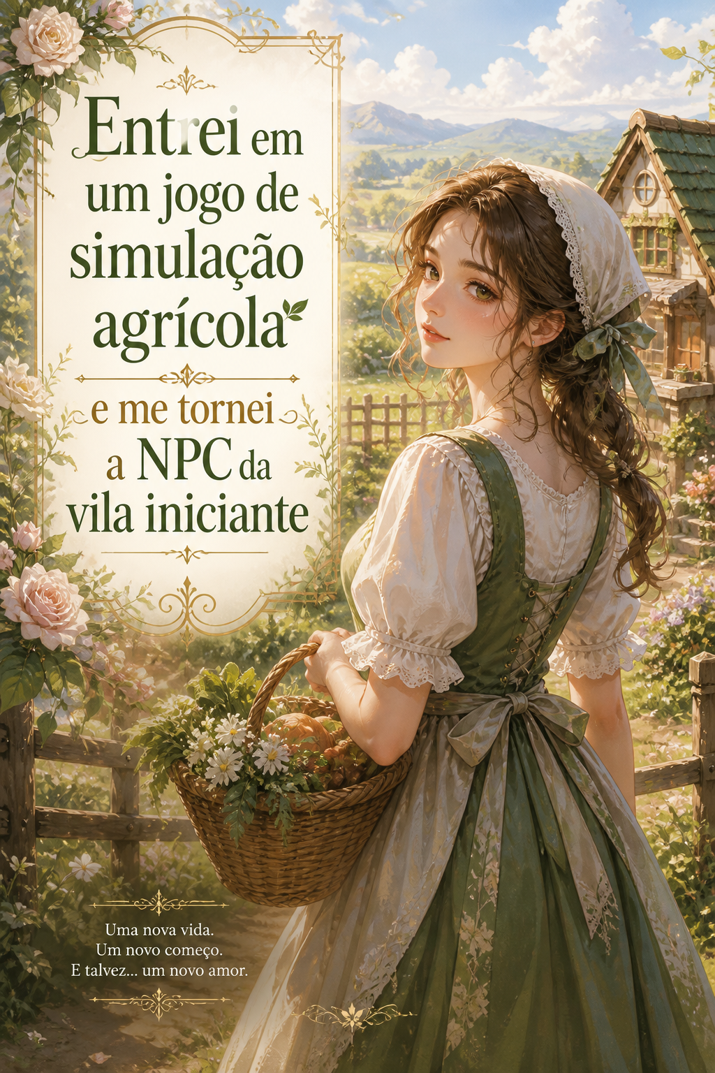 Entrei em um jogo de simulação agrícola e me tornei a NPC da vila iniciante